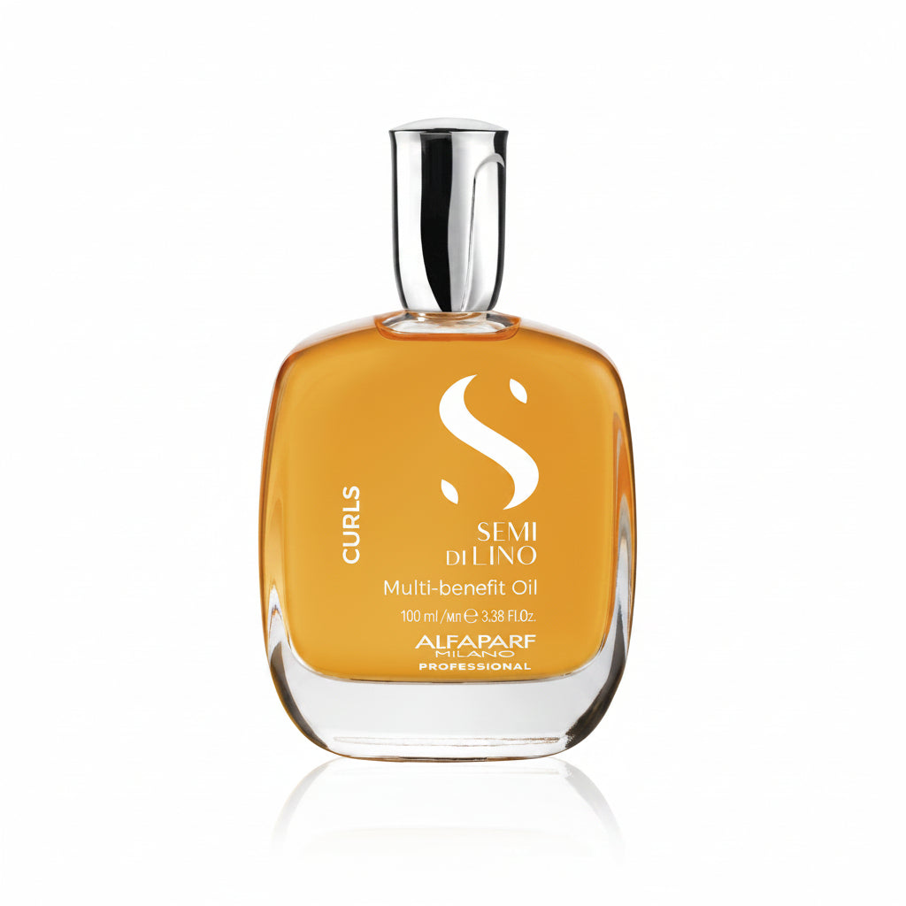Alfaparf Milano Curls Multi-Benefit Oil 100ml - Ulei Pentru Par Cret Sau Ondulat