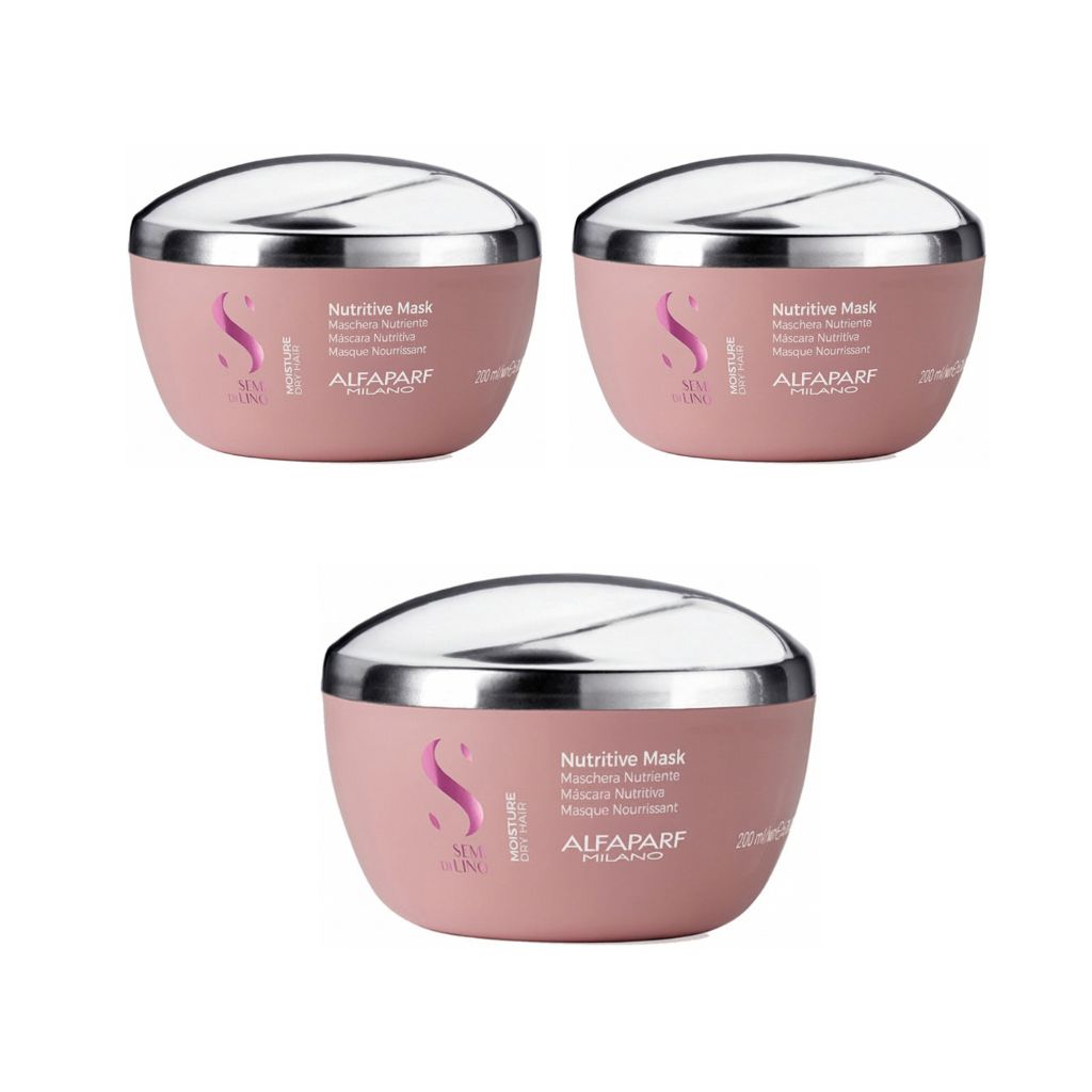 Set 3x Alfaparf Milano Moisture Nutritive Mask 200ml - Masca Hidratanta Pentru Par Uscat