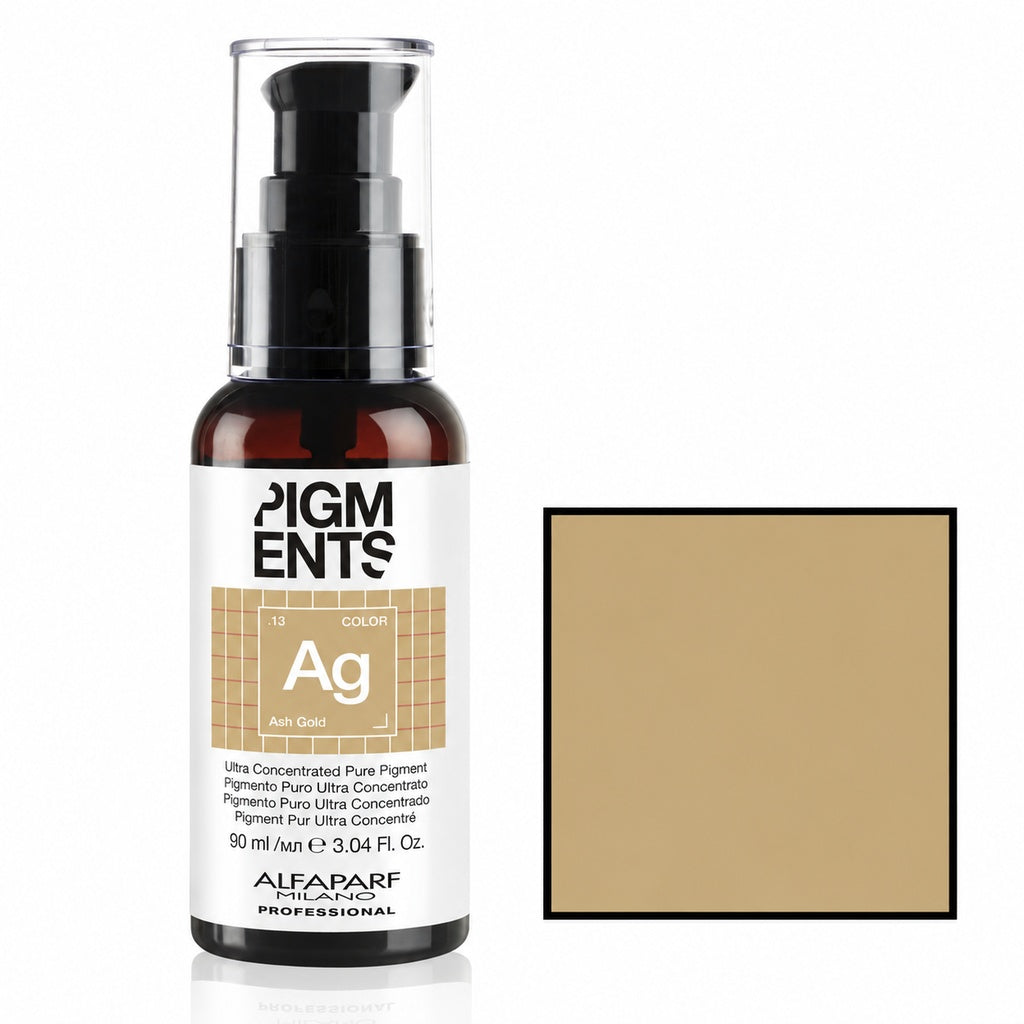 Alfaparf Milano Pigments Ultra Concentrated Pure Pigment Ash Gold .13 90ml - Cenusiu Auriu