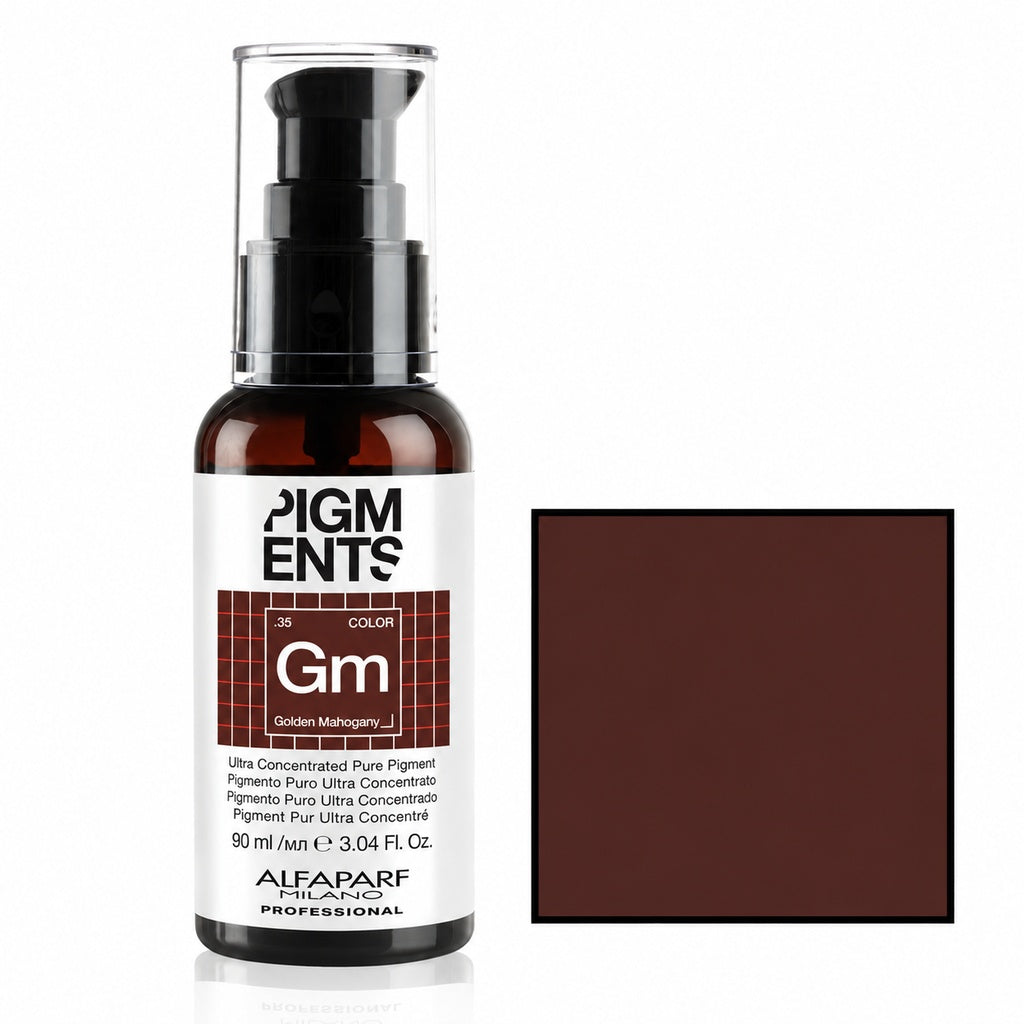 Alfaparf Milano Pigments Ultra Concentrated Pure Pigment Golden Mahogany .35 90ml - Mahon Auriu