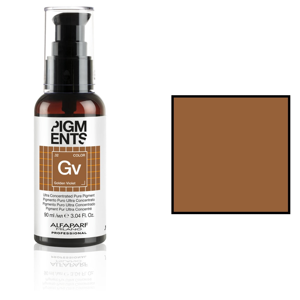 Alfaparf Milano Pigments Ultra Concentrated Pure Pigment Golden Violet .32 90ml - Auriu Violet