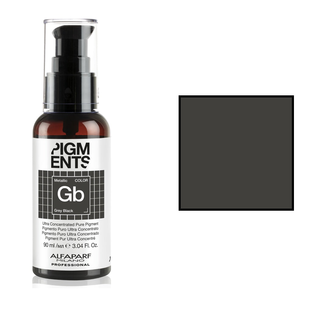 Alfaparf Milano Pigments Ultra Concentrated Pure Pigment Grey Black 90ml - Gri Negru Metalic
