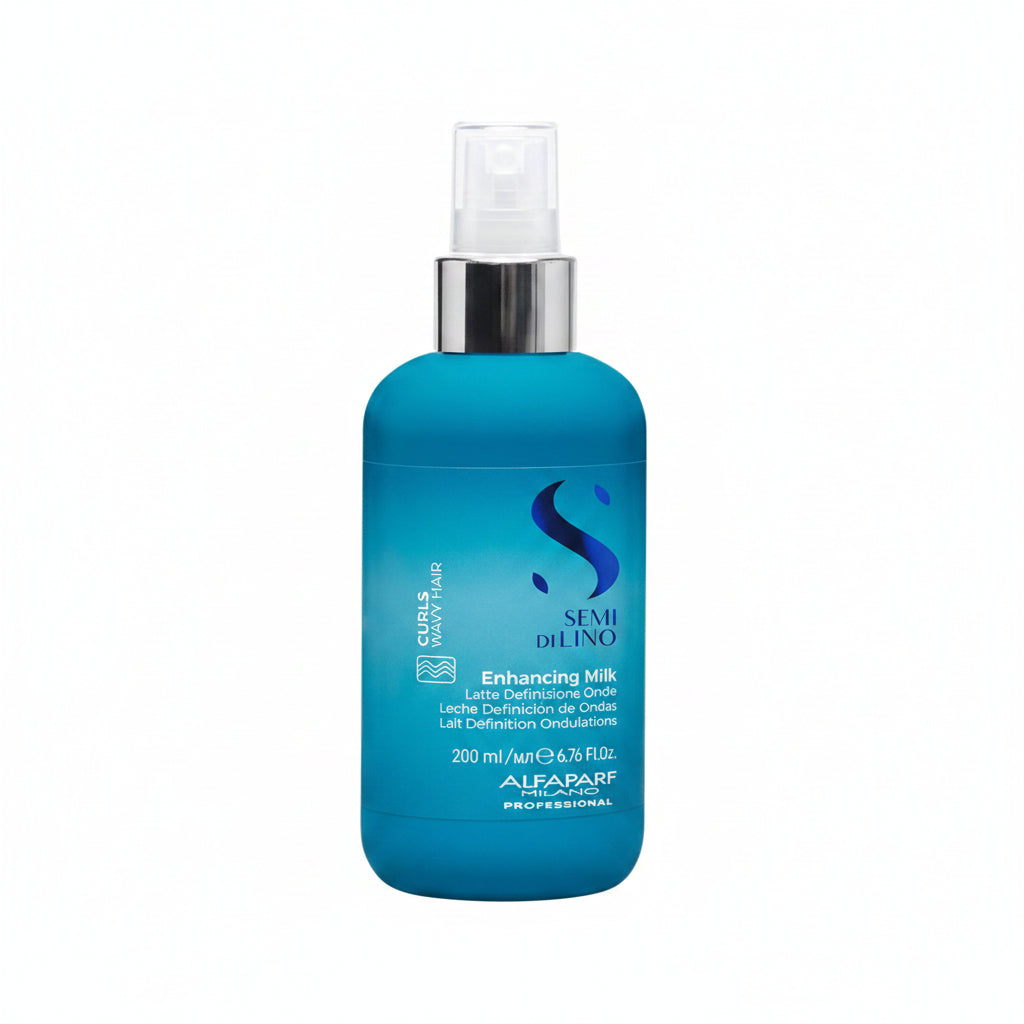 Alfaparf Milano Semi di Lino Enhancing Milk 200ml - Lotiune Leave-In Pentru Par Ondulat