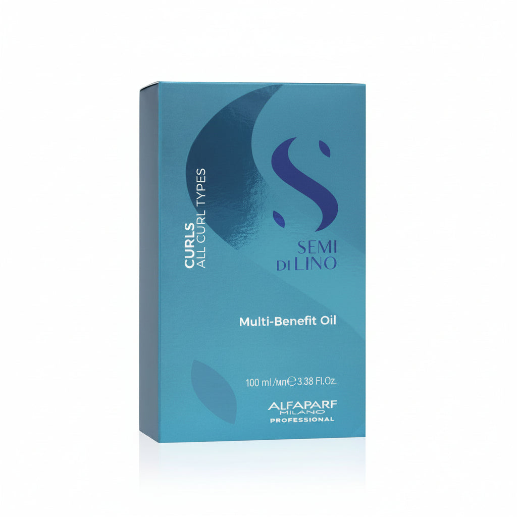 Alfaparf Milano Curls Multi-Benefit Oil 100ml - Ulei Pentru Par Cret Sau Ondulat