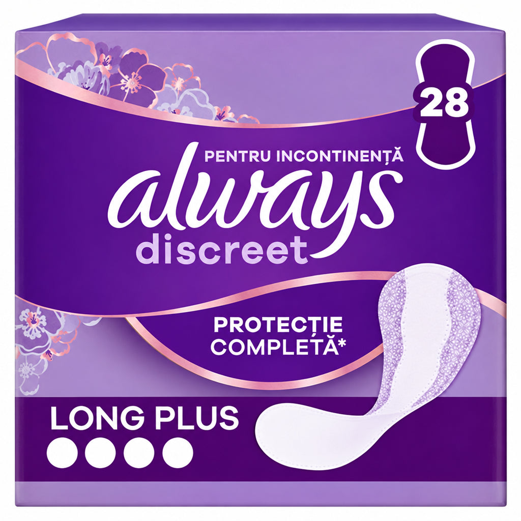Always Discreet Long Plus 28 buc - Absorbante Zilnice