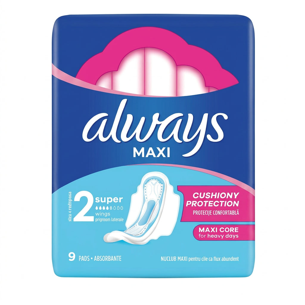 Always Maxi 9buc - Absorbante Marimea 2