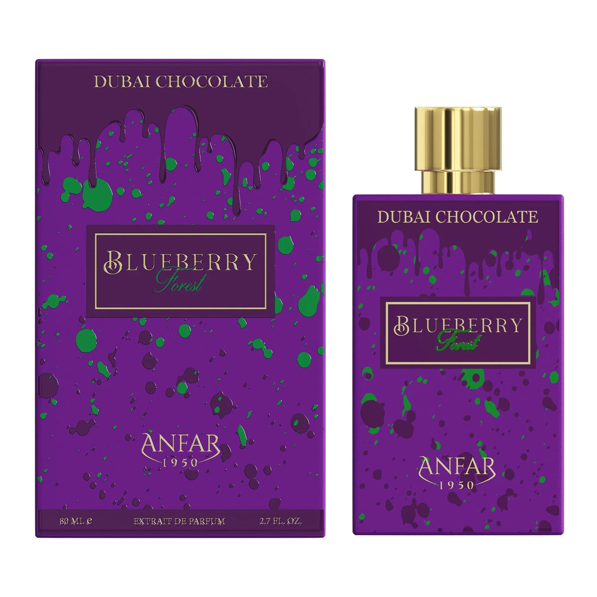 Anfar 1950 Dubai Chocolate Blueberry Forest 80ml - Extract de Parfum Unisex