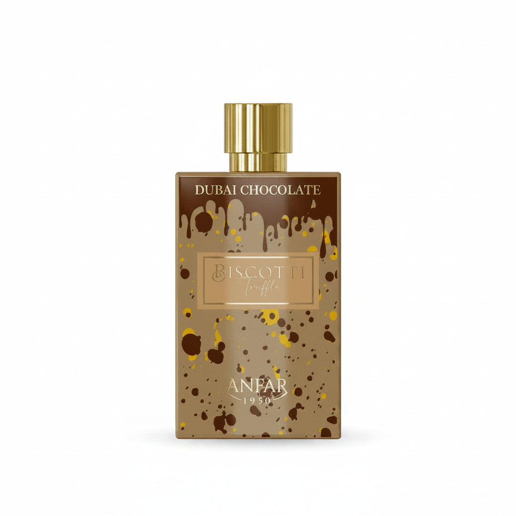 Anfar 1950 Dubai Chocolate Biscotti Truffle 100ml - Extract de Parfum Unisex Gurmand-Vanilat