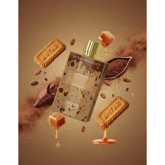 Anfar 1950 Dubai Chocolate Biscotti Truffle 100ml - Extract de Parfum Unisex Gurmand-Vanilat