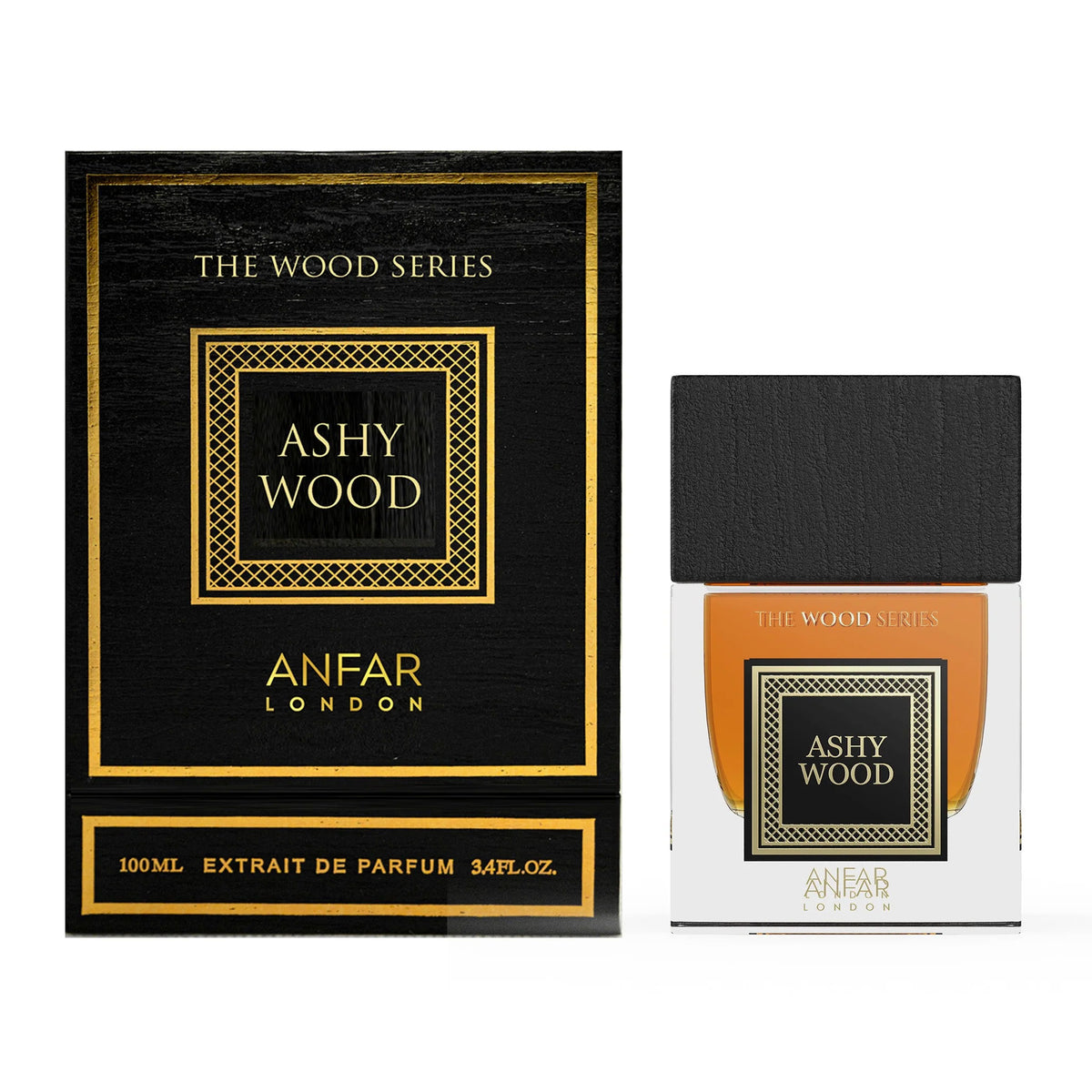 Anfar London Ashy Wood 100ml - Extract de Parfum Unisex Lemnos-Oriental