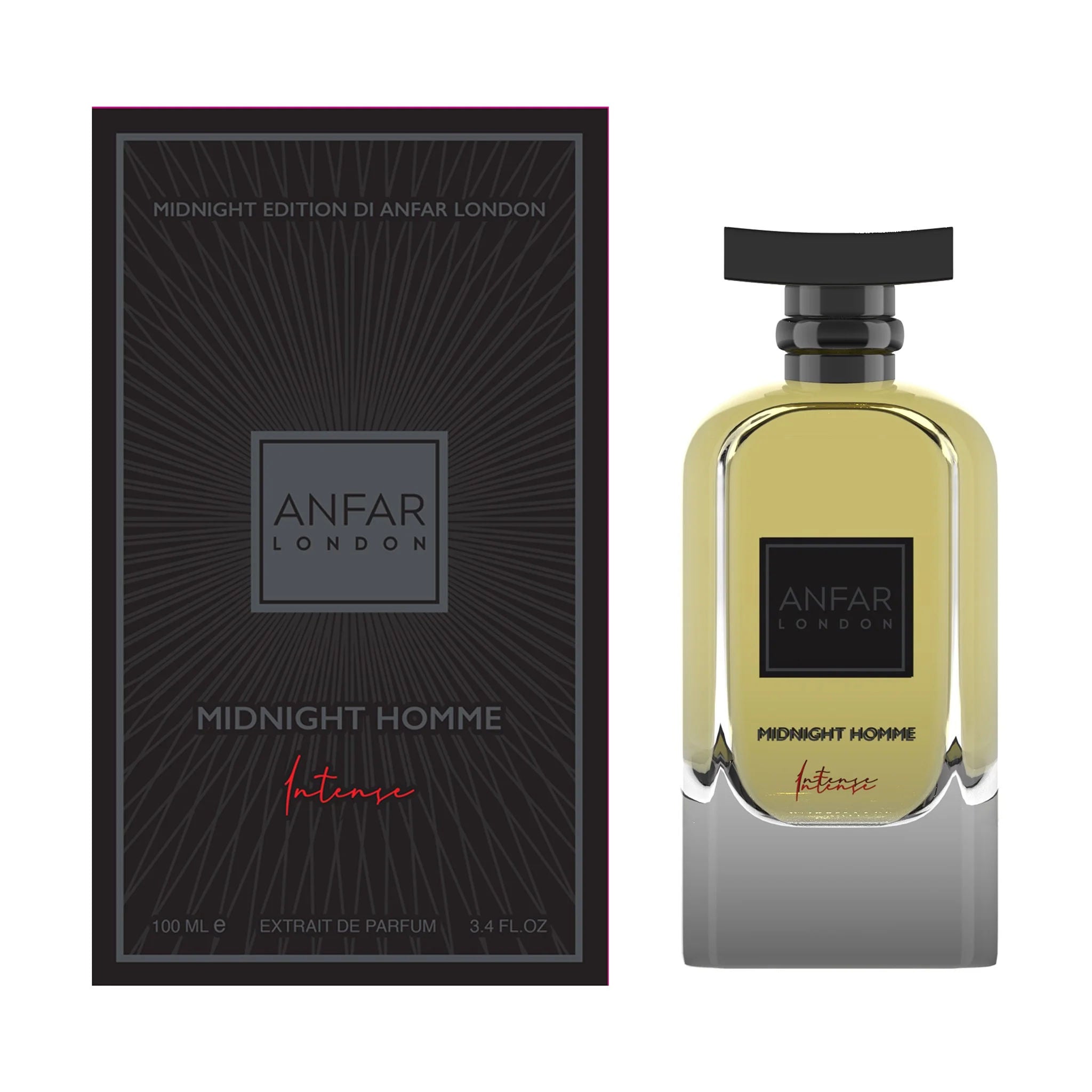 Anfar London Midnight Homme Intense 100ml - Extract de Parfum Pentru Barbati