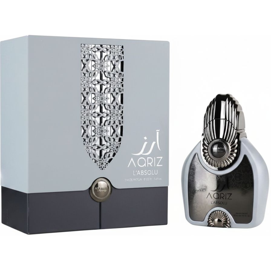 Arabiyat Prestige Aariz L'Absolu 100ml – un parfum intens si rafinat, cu o compozitie moderna ce imbina notele fresh cu acorduri lemnoase si orientale
