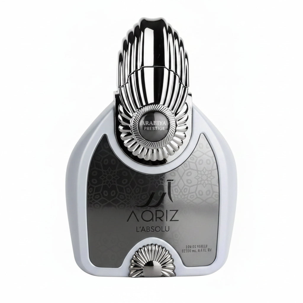 Arabiyat Prestige Aariz L'Absolu 100ml – un parfum intens si rafinat, cu o compozitie moderna ce imbina notele fresh cu acorduri lemnoase si orientale