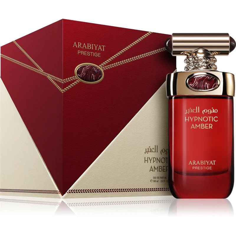 Arabiyat Prestige Hypnotic Amber 100ml – un parfum cald si seducator, construit in jurul ambrei bogate si al notelor orientale catifelate