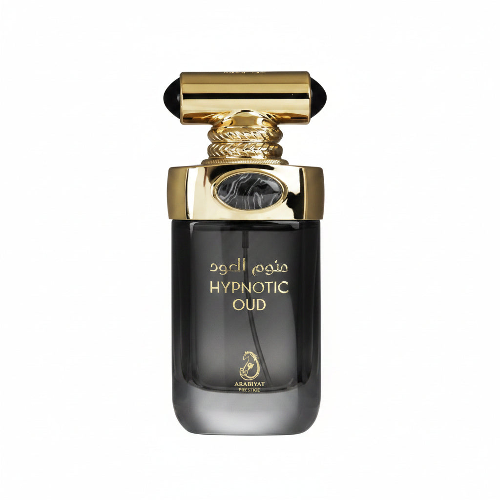 Arabiyat Prestige Hypnotic Oud 100ml – un parfum opulent si seducator, ce combina dulcele vanilat cu profunzimea lemnului de oud