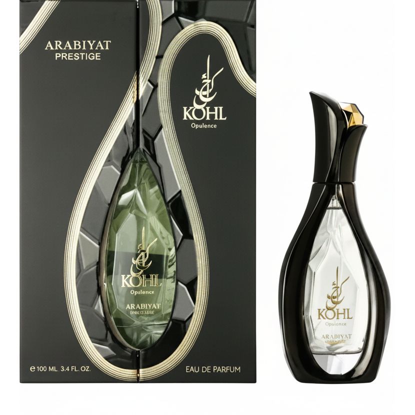 Arabiyat Prestige Kohl Opulence 100ml – un parfum opulent si sofisticat, cu accente orientale bogate si o aura misterioasa