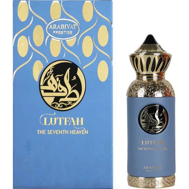 Arabiyat Prestige Lutfah The Seventh Heaven 80ml – un parfum modern si sofisticat, cu o constructie aerata si eleganta, ce imbina prospetimea citric-condimentata