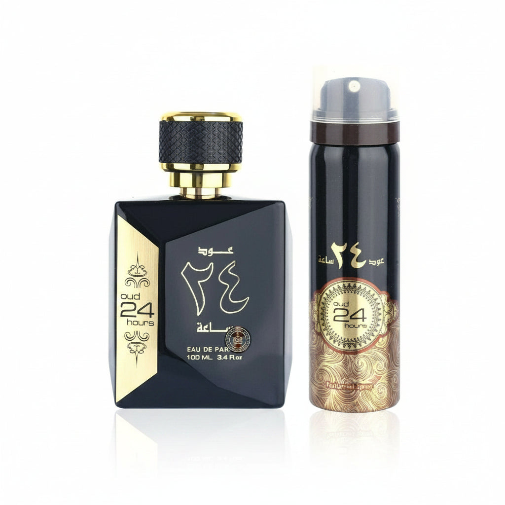 Ard al Zaafaran Oud 24 Hours - Apa de parfum 100ml + Deodorant Spray 50ml
