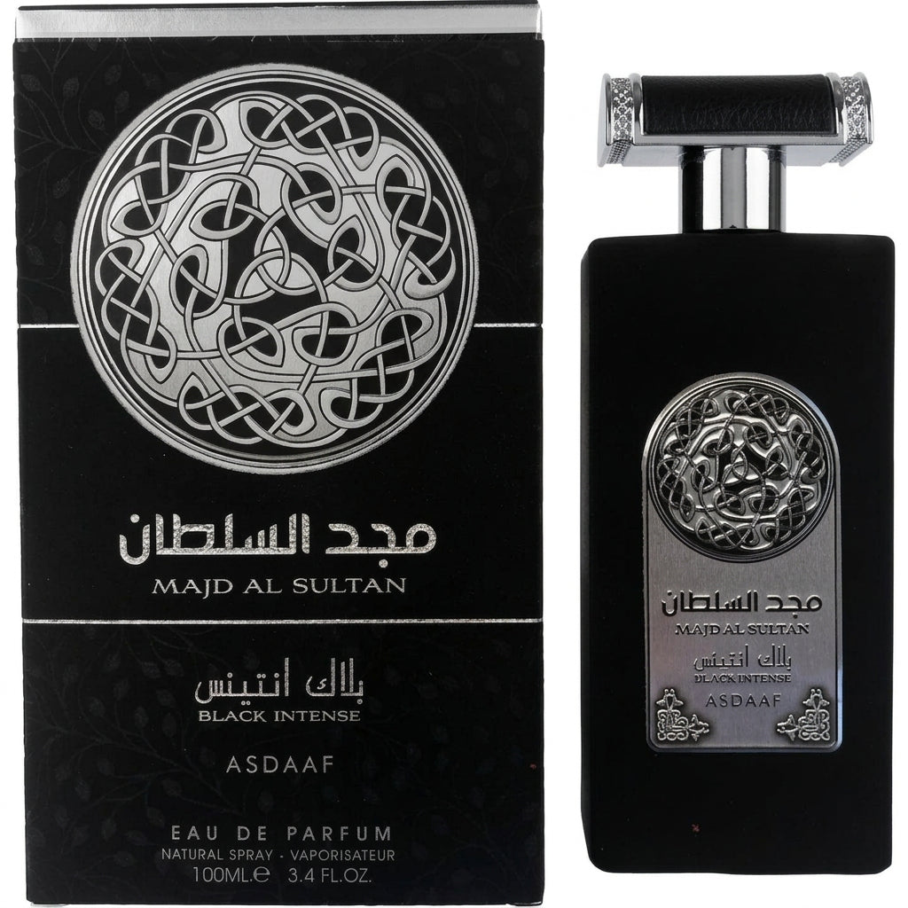 Asdaaf Majd Al Sultan Black Intense 100ml - Apa de Parfum Pentru Barbati