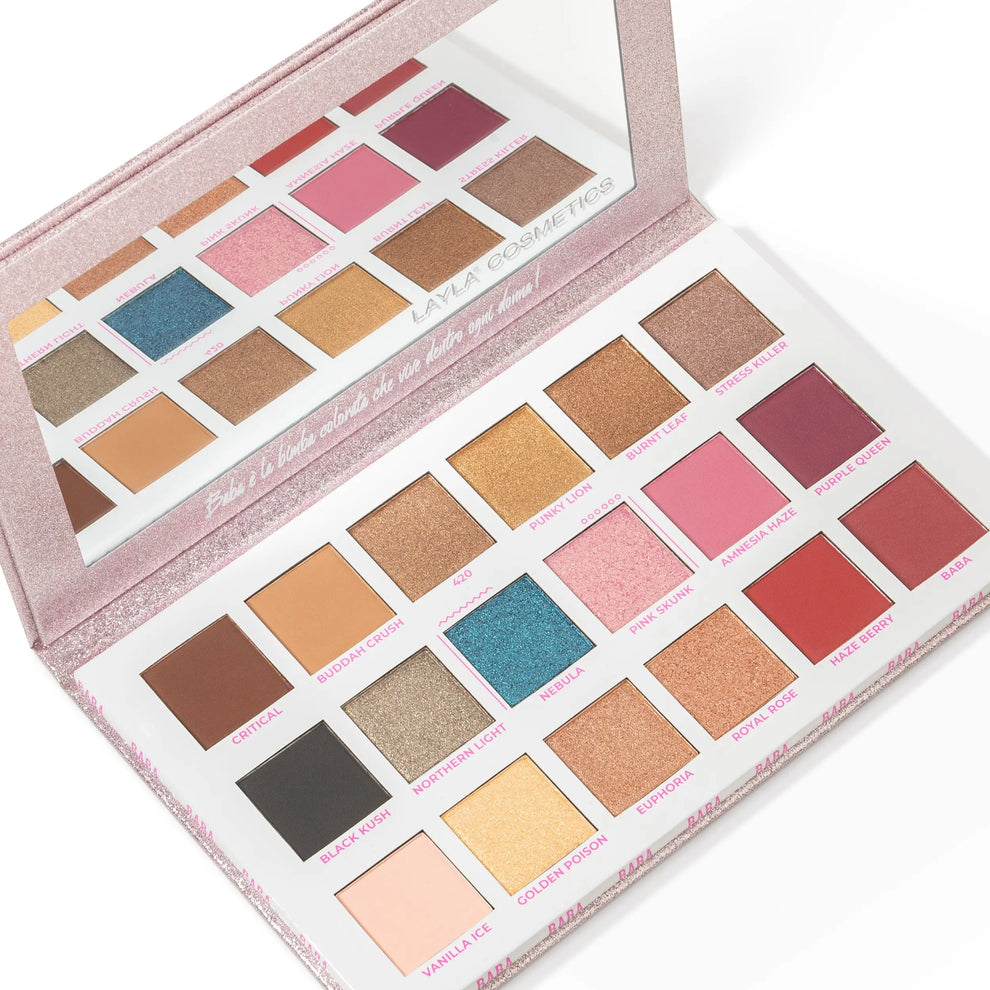 Layla Cosmetics Baba - Paleta Farduri Ochi Stralucitoare