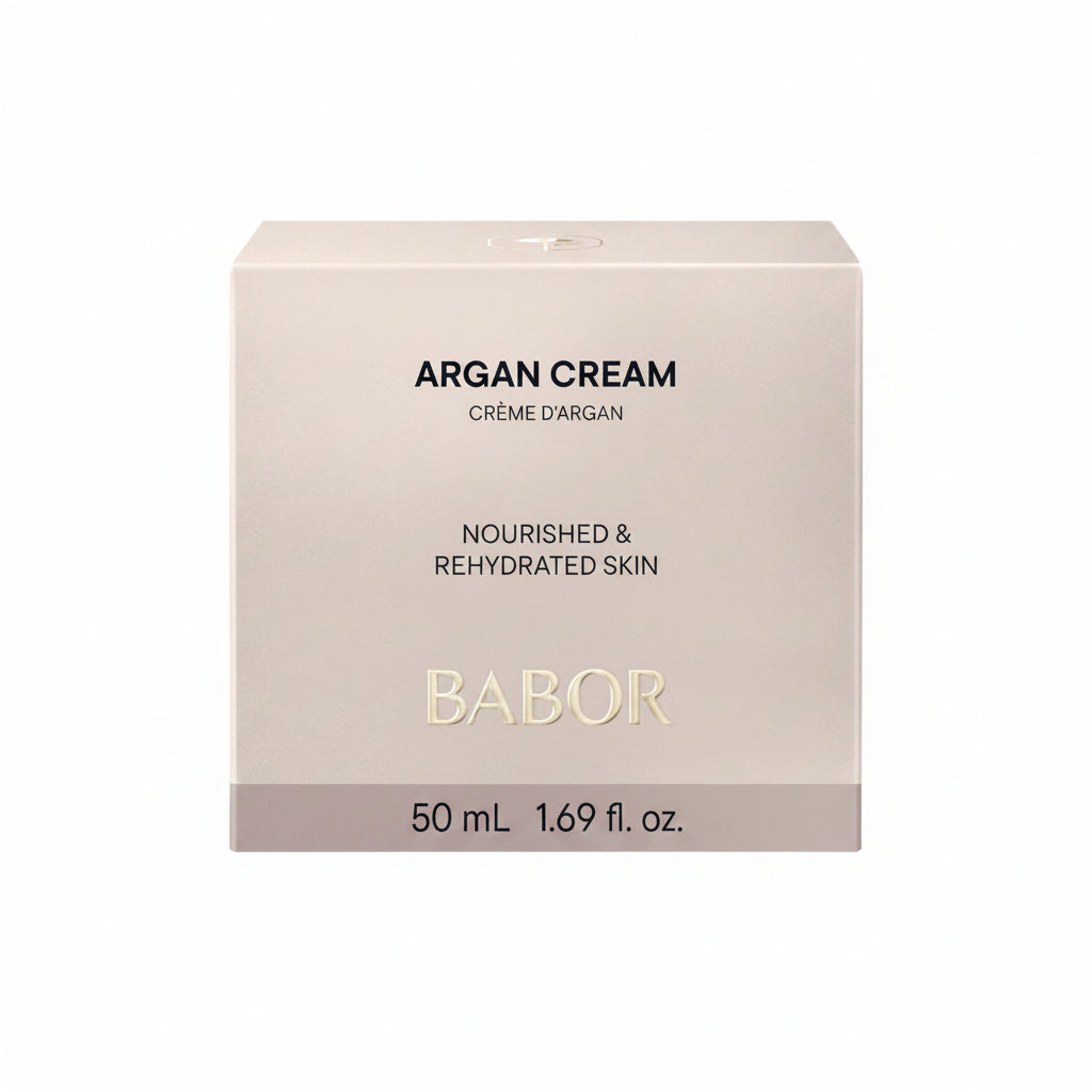 Babor Argan Cream 50ml – Crema Hidratanta Ten Uscat cu Ulei de Argan si Unt de Shea