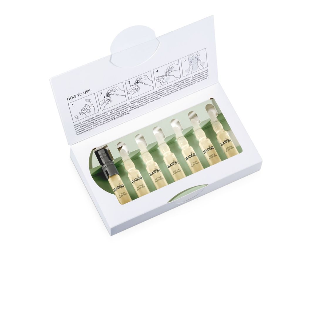 Babor Active Purifier Ampoules 7x2ml - Fiole Pentru Ten Acneic si Mixt