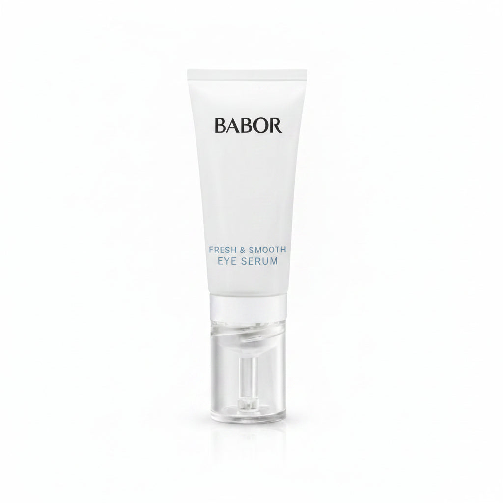 Babor Fresh and Smooth Eye Serum 15ml - Ser pentru Conturul Ochilor cu Acid Hialuronic și Cofeină pentru Hidratare, Cearcăne și Linii Fine - Beauty Lounge