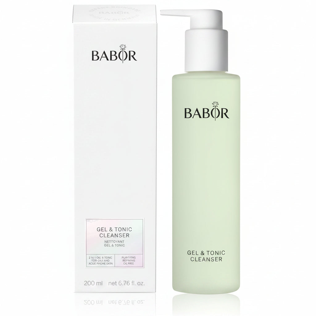 Babor Gel and Tonic Cleanser 200ml - Gel de Curatare 2 in 1 Pentru Ten Normal si Mixt