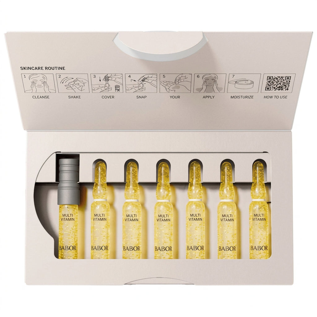 Babor Multi Vitamin Ampoules Serum Concentrates 7x2ml - Fiole cu Multivitamine Pentru Piele