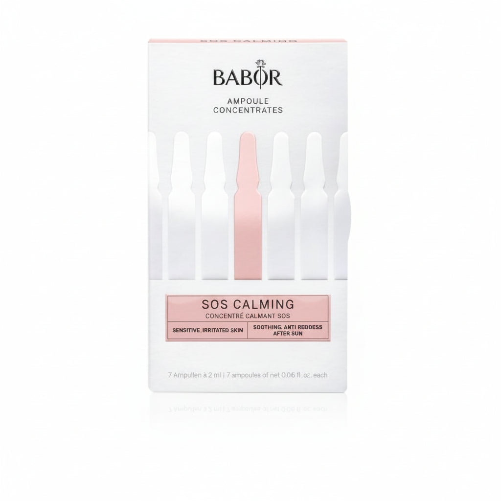 Babor SOS Calming Ampoules 7x2ml - Fiole Concentrate Pentru Ten Sensibil