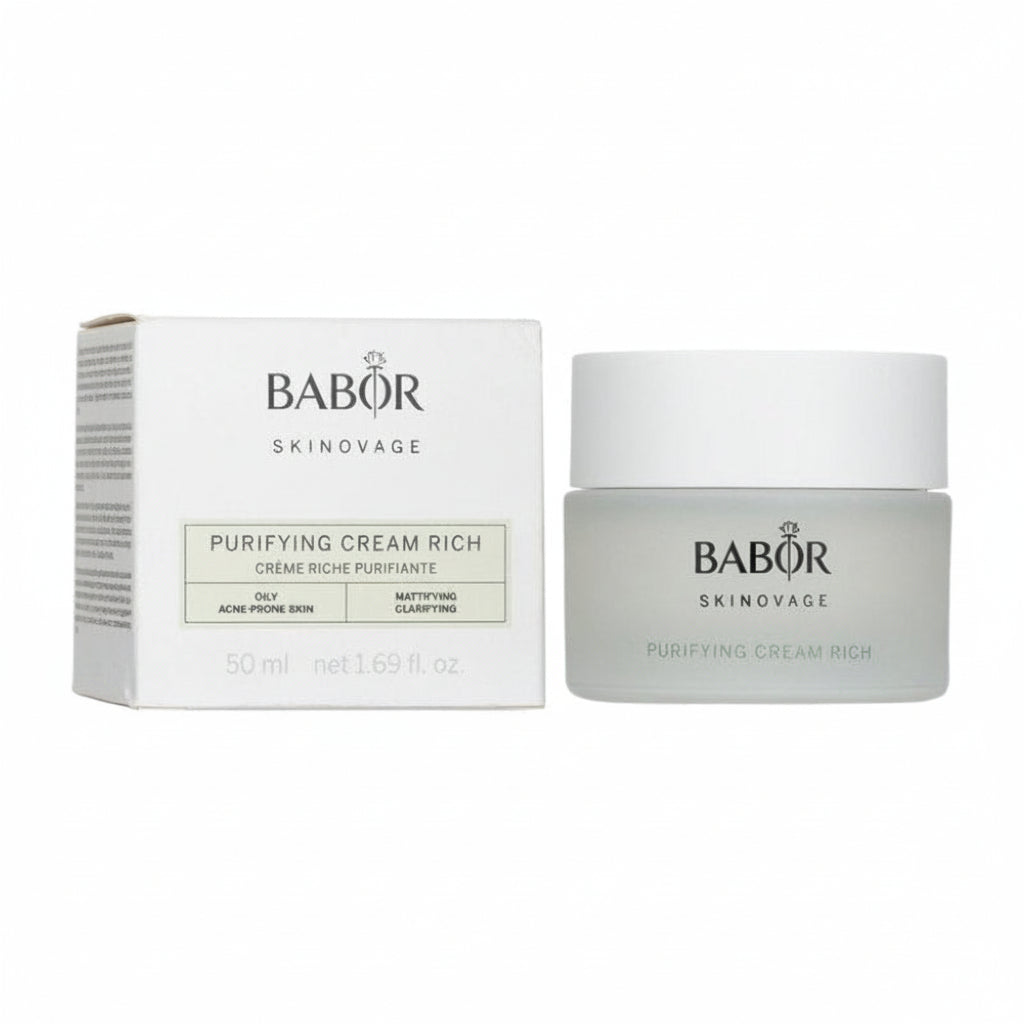 Babor Skinovage Purifying Cream Rich 50ml - Crema Purifianta Pentru Ten Gras cu Imperfectiuni