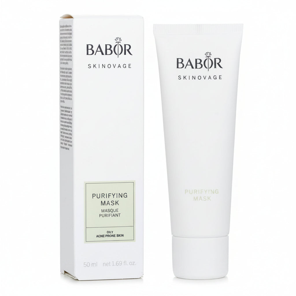 Babor Skinovage Purifying Mask 50ml - Mască Purifiantă cu Caolin, Argilă Verde și Acid Salicilic pentru Ten Gras cu Imperfecțiuni și Pori Dilatați - Beauty Lounge