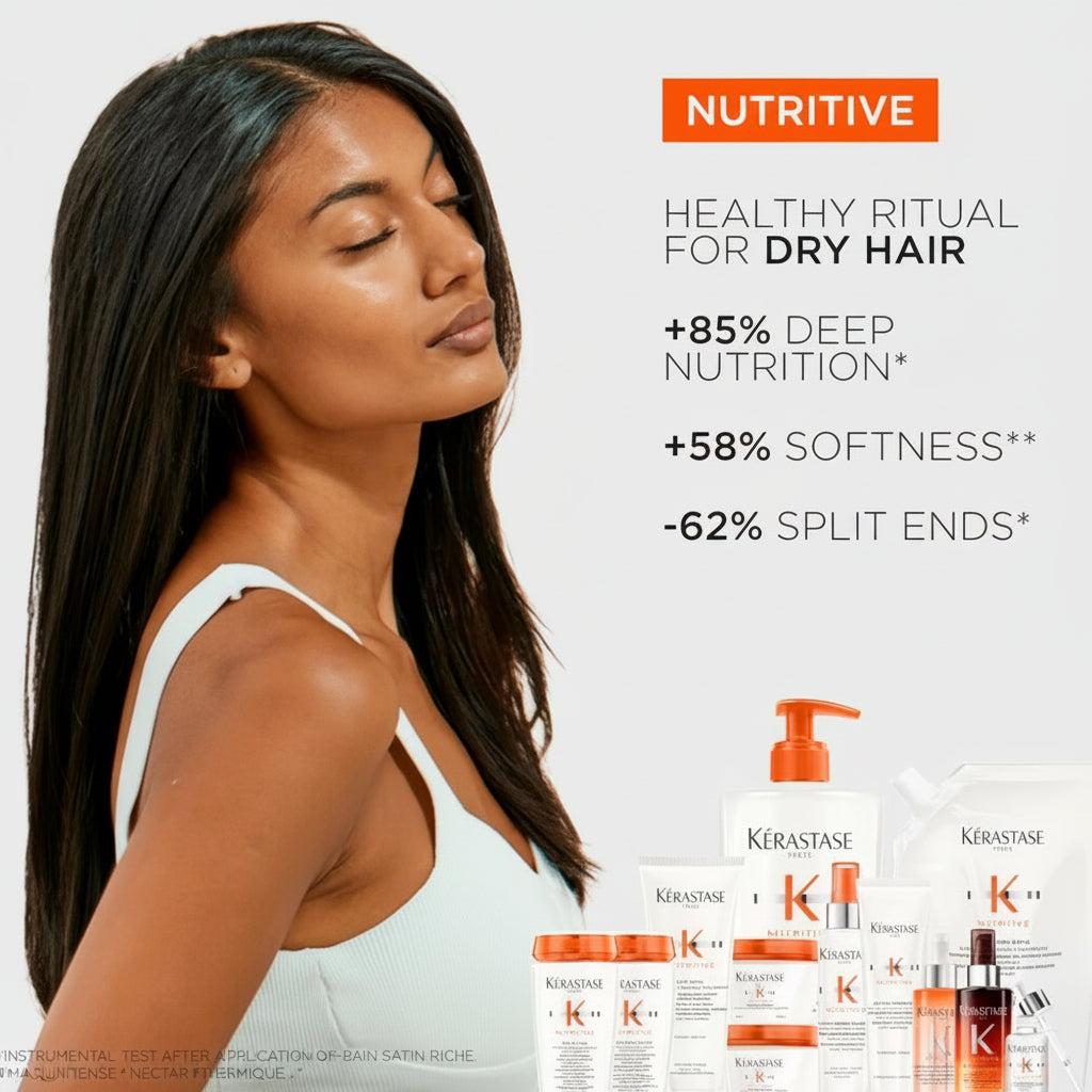 Kerastase Nutritive Bain Satin Riche 80ml - Sampon Hranitor Pentru Par Uscat