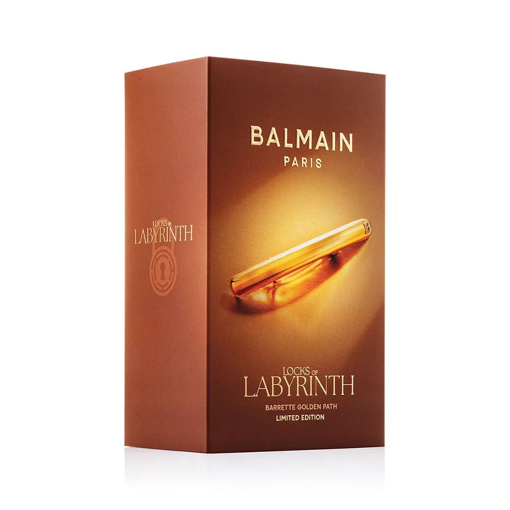 Balmain Locks of Labyrinth Barrette Golden Path - Agrafa de Par Placata cu Aur