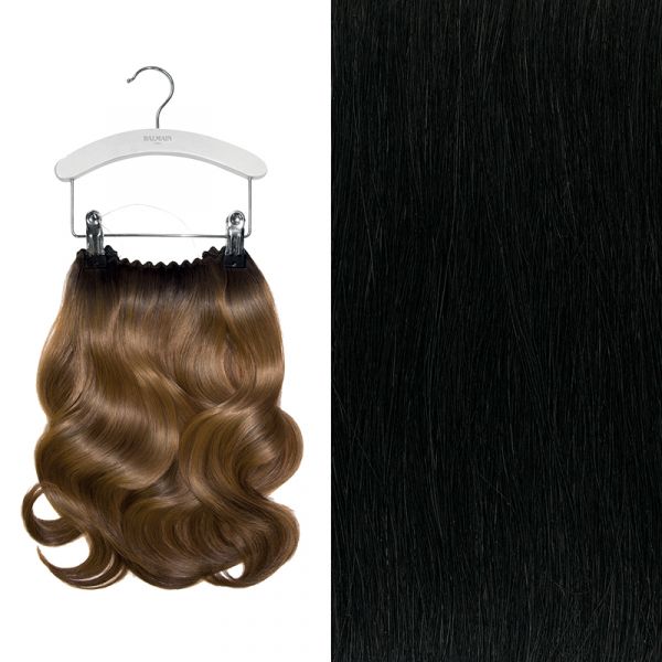 Balmain Hair Dress Human Hair 1B 40cm - Extensie de Par Negru Natural - Beauty Lounge