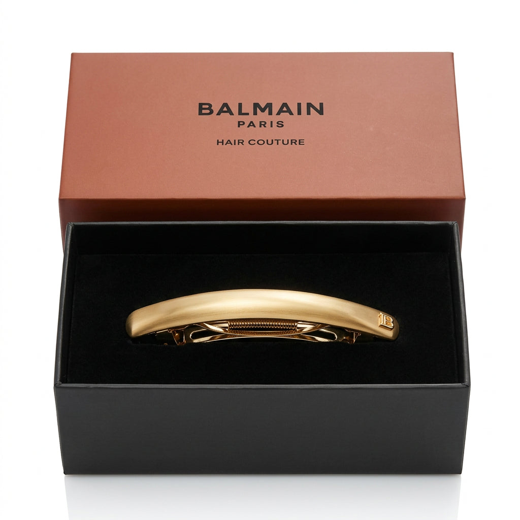 Balmain Locks of Labyrinth Barrette Golden Path - Agrafa de Par Placata cu Aur