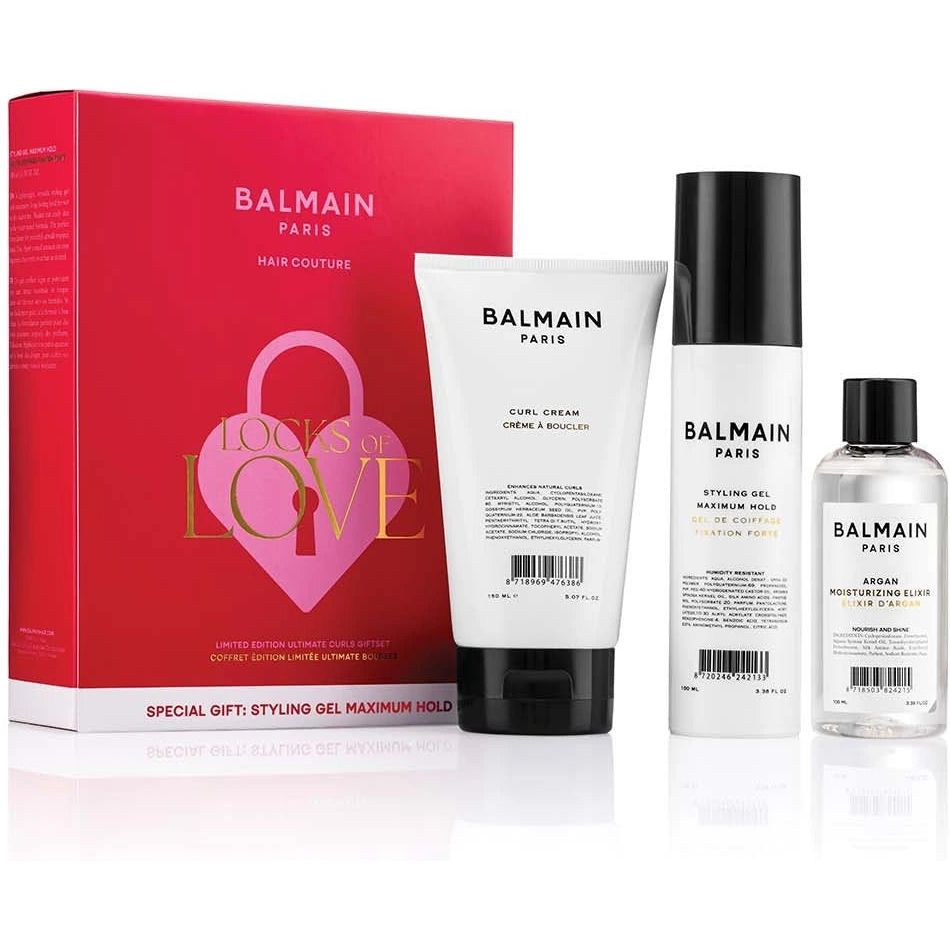 Balmain Locks of Love Ultimate Curls - Set Limited Edition Argan Elixir Crema si Gel Fixare Bucle - Beauty Lounge