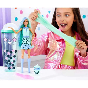 Barbie Pop Reveal Bubble Tea Papusa Barbie Green Tea