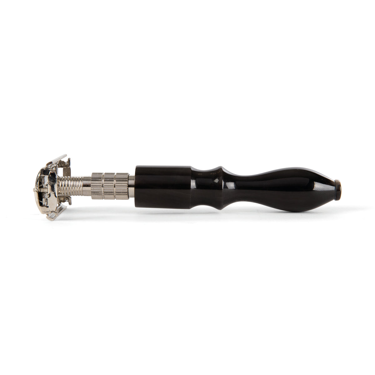 Barburys Razor Butterfly Black Horn - Aparat de Ras cu Maner din Corn