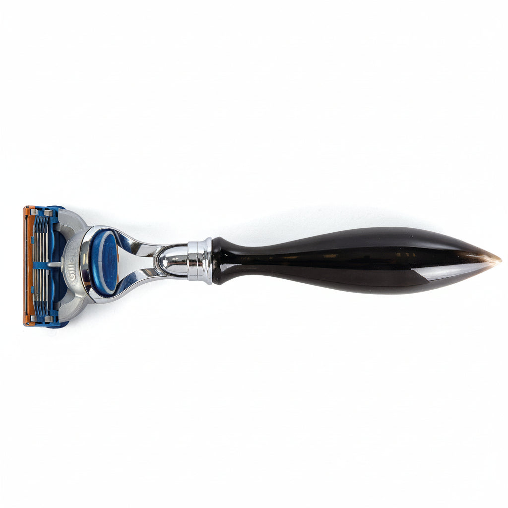 Barburys Razor Distinctive Black Horn - Aparat de Ras cu Maner din Corn