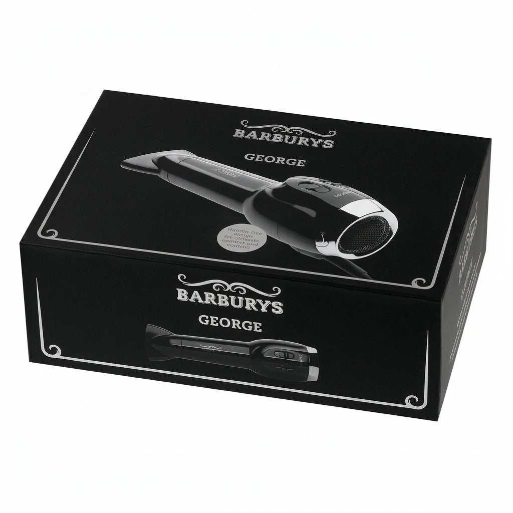 Barburys George Hairdryer Ergonomic - Uscator Profesional de Par Fara Maner