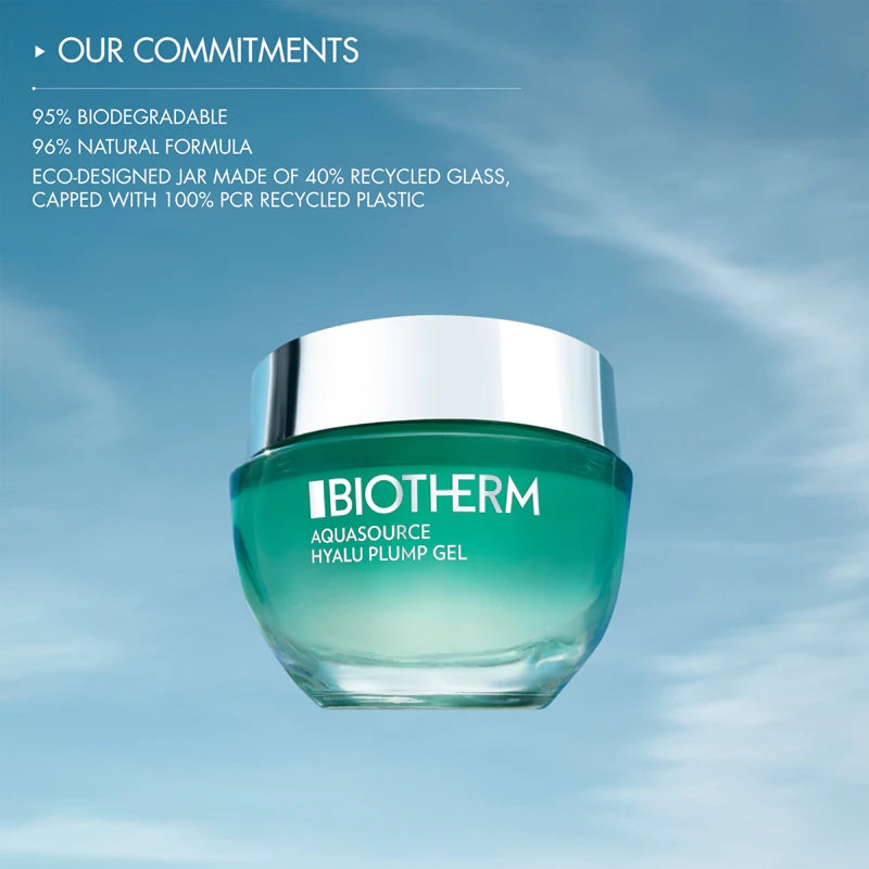 Biotherm Aquasource Hyalu Plump Gel 75ml - Gel Hidratant Pentru Toate Tipurile de Ten