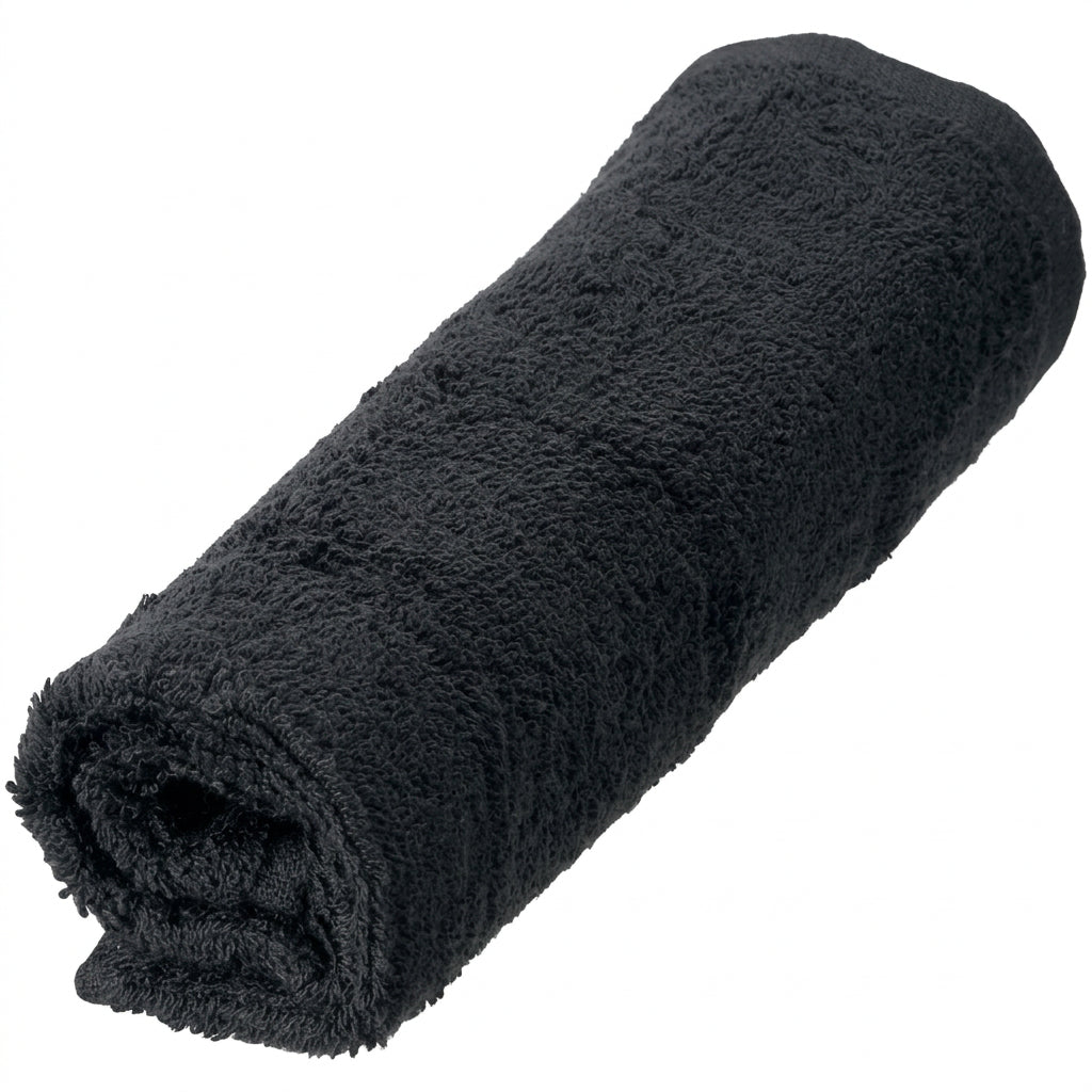 Bob Tuo Cotton Towel Mini Black 12buc - Prosop din Bumbac Pentru Tratamente Faciale