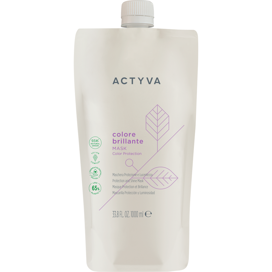 Kemon Actyva Colore Brillante Mask Pouch - Masca Pentru Par Vopsit 1000ml