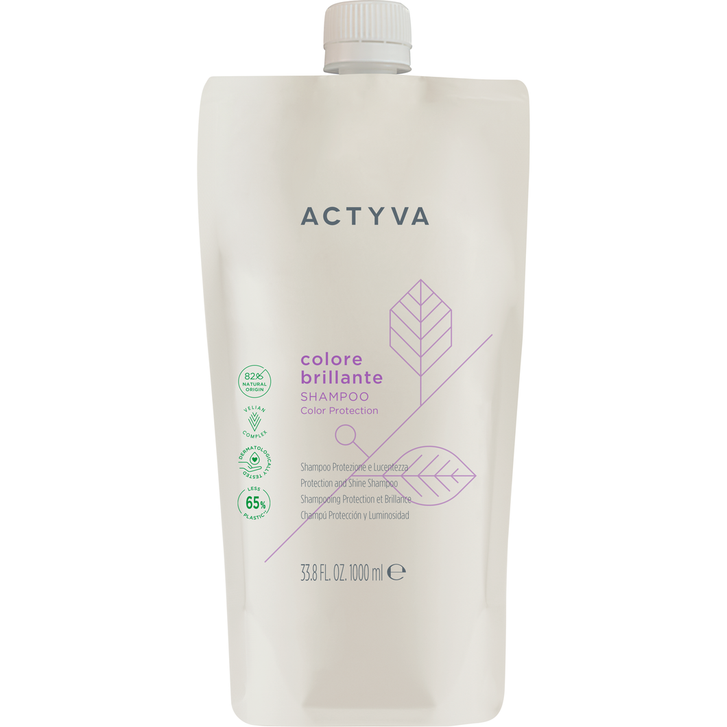 Kemon Actyva Colore Brillante Shampoo Pouch - Sampon Pentru Par Vopsit 1000ml
