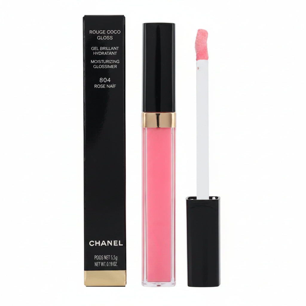 Chanel Rouge Coco Gloss 804 Rose Naif - Luciu de Buze Hidratant si Stralucitor