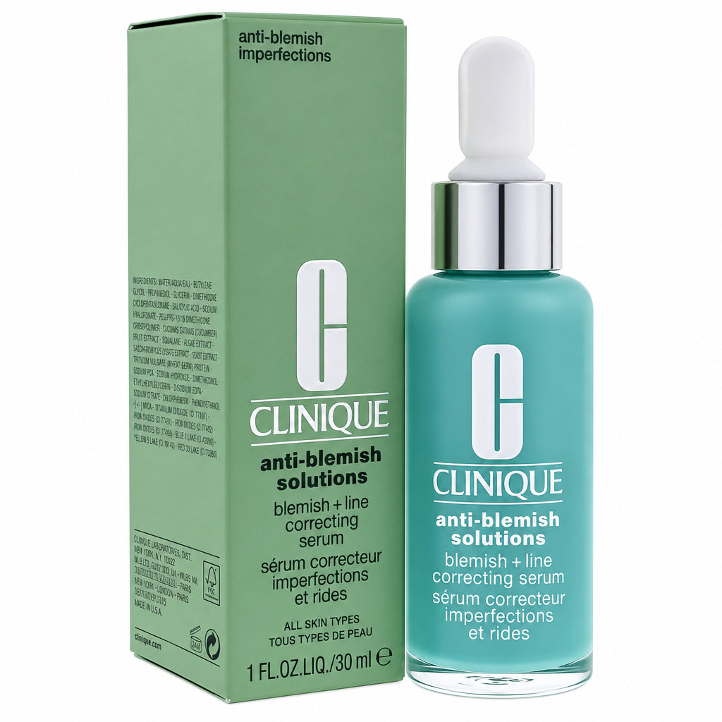 Clinique Anti Blemish Solutions Blemish + Line Correcting Serum 30ml - Ser Pentru Ten Acneic