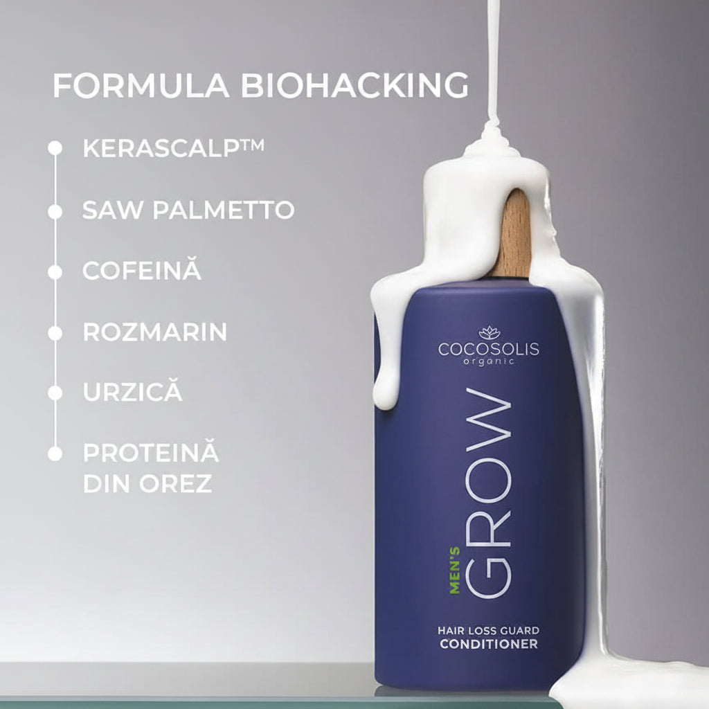 Cocosolis GROW Men Hair Loss Guard Conditioner 200ml - Balsam Impotriva Caderii Parului