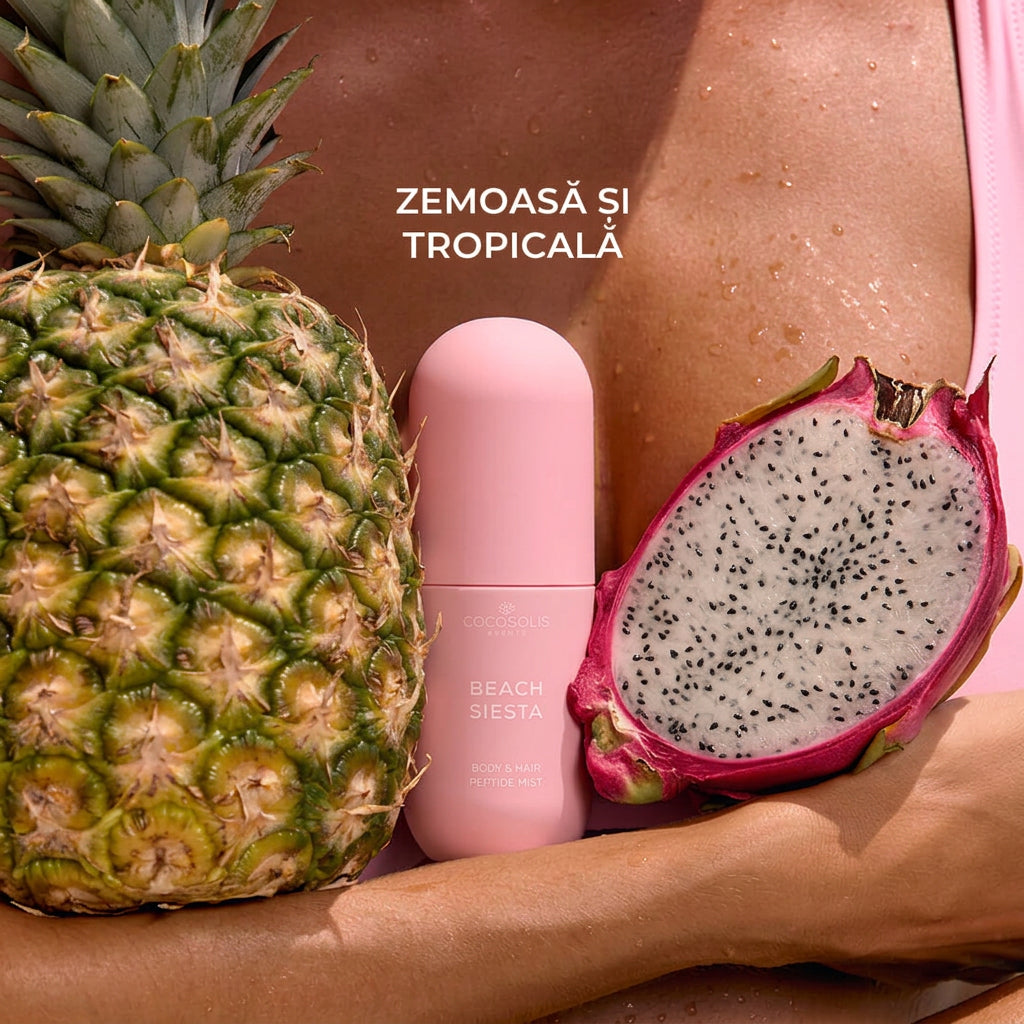 Cocosolis Beach Siesta Body & Hair Peptide - Mist Hidratant cu Peptide Pentru Corp si Par