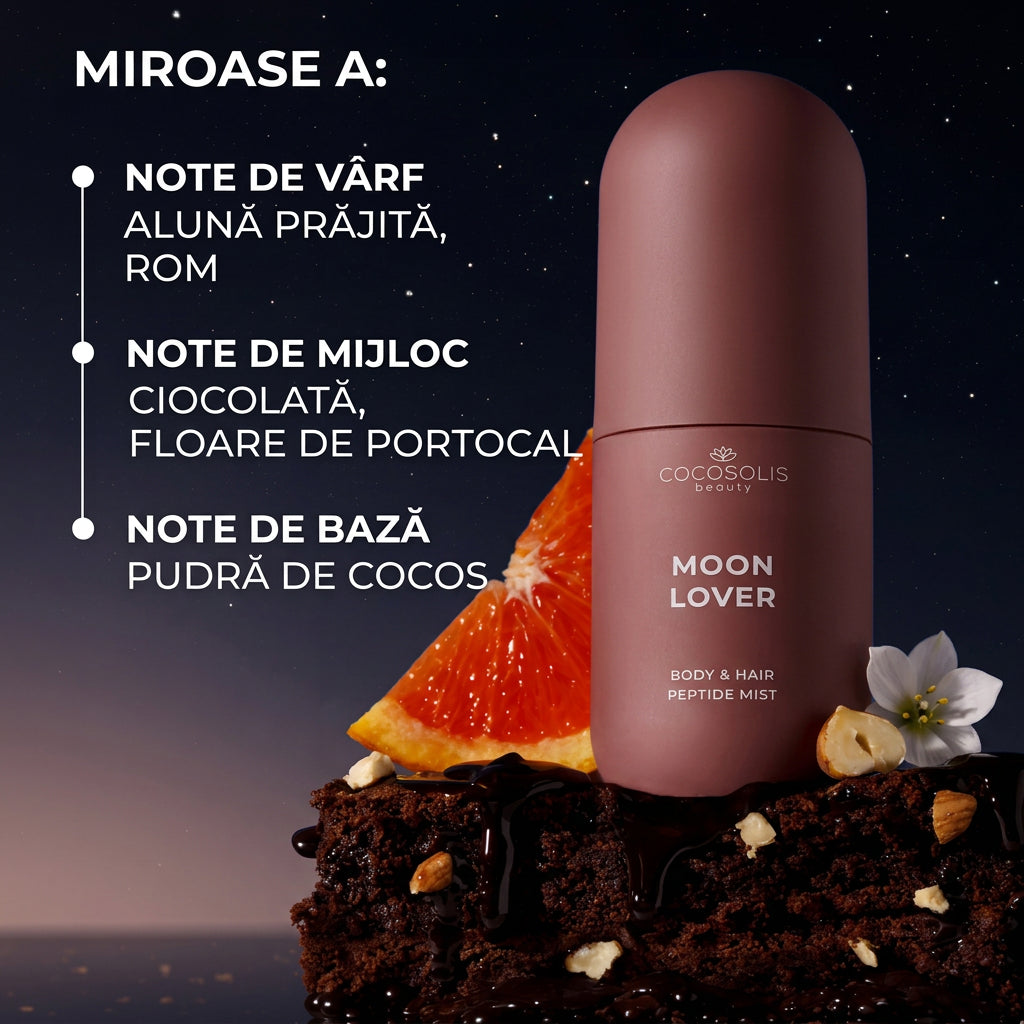 Cocosolis Moon Lover Body & Hair Peptide Mist - Mist Hidratant cu Peptide Pentru Corp si Par